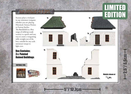 Gamers Guild AZ Gale Force Nine Battlefield in a Box: Ruined Buildings - Alternative Paint Scheme (Limited Edition) Battlefront Group