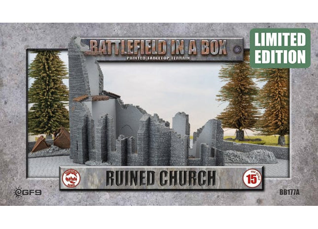 Gamers Guild AZ Gale Force Nine Battlefield in a Box: Ruined Church - Alternative Paint Scheme (Limited Edition) - Black Friday Battlefront Group