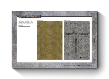 Gamers Guild AZ Gale Force Nine Battlefield in a Box: Rural / City Gaming Mat Battlefront Group