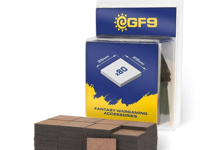 Gamers Guild AZ Gale Force Nine Gale Force 9: MDF Bases 25mm X 25mm (80ct) GTS