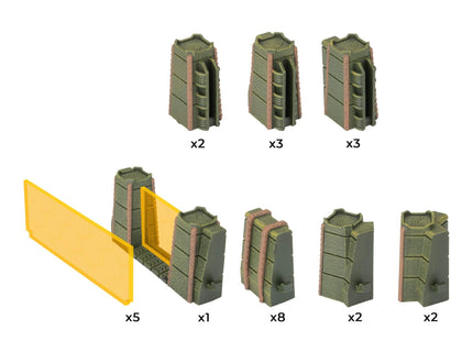 Gamers Guild AZ Gale Force Nine Hextech: Dropbase Delta: Energy Walls Battlefront Group