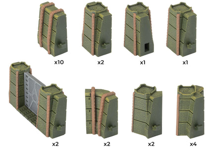 Gamers Guild AZ Gale Force Nine Hextech: Dropbase Delta: Fortress Walls Battlefront Group