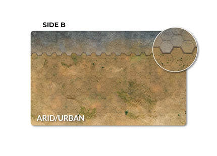 Gamers Guild AZ Gale Force Nine Hextech: Game Mat 1 (Grasslands/Arid/Urban) Battlefront Group
