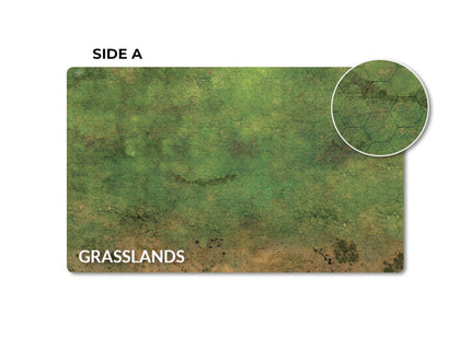 Gamers Guild AZ Gale Force Nine Hextech: Game Mat 1 (Grasslands/Arid/Urban) Battlefront Group