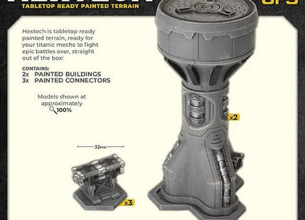 Gamers Guild AZ Gale Force Nine Hextech: Industrial Fluidworks - Pressure Tower (Pre-Order) Battlefront Group