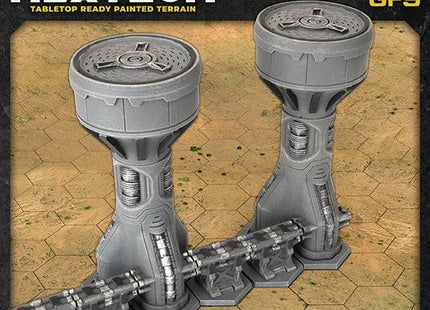 Gamers Guild AZ Gale Force Nine Hextech: Industrial Fluidworks - Pressure Tower (Pre-Order) Battlefront Group