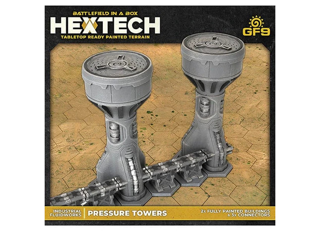 Gamers Guild AZ Gale Force Nine Hextech: Industrial Fluidworks - Pressure Tower (Pre-Order) Battlefront Group