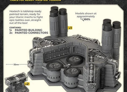 Gamers Guild AZ Gale Force Nine Hextech: Industrial Fluidworks - Processing Plant (Pre-Order) Battlefront Group