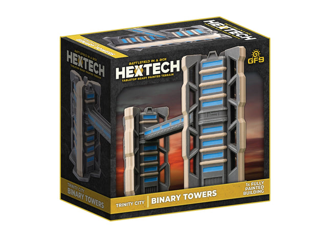 Gamers Guild AZ Gale Force Nine Hextech: Trinity City: Binary Towers Battlefront Group