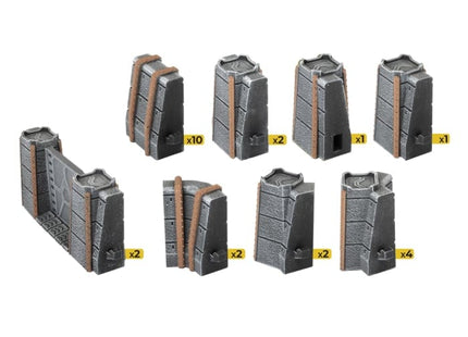 Gamers Guild AZ Gale Force Nine Hextech: Trinity City - Fortress Walls AGD