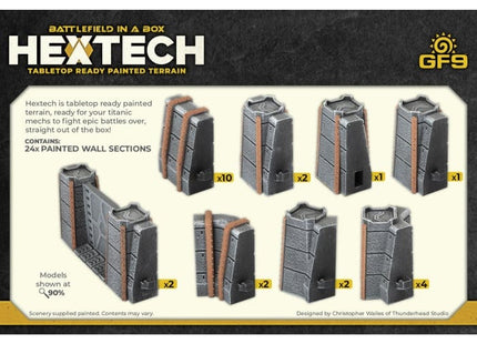 Gamers Guild AZ Gale Force Nine Hextech: Trinity City - Fortress Walls AGD