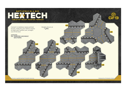 Gamers Guild AZ Gale Force Nine Hextech: Trinity City: Highway Exits and Tunnels Battlefront Group
