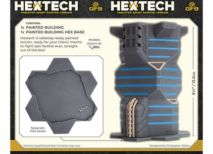 Gamers Guild AZ Gale Force Nine Hextech: Trinity City: Justice Tower Battlefront Group