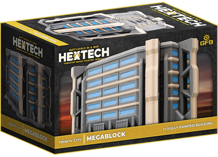 Gamers Guild AZ Gale Force Nine Hextech: Trinity City: Megablock Battlefront Group