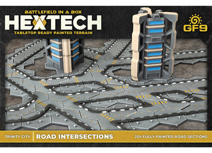 Gamers Guild AZ Gale Force Nine Hextech: Trinity City: Road Intersections Battlefront Group