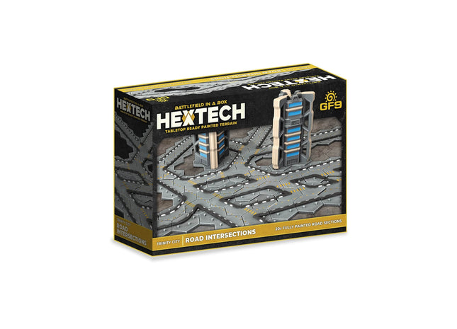 Gamers Guild AZ Gale Force Nine Hextech: Trinity City: Road Intersections Battlefront Group