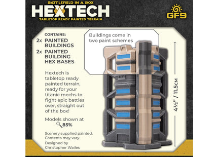 Gamers Guild AZ Gale Force Nine Hextech: Trinity City: Tri-Tower Battlefront Group