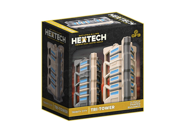 Gamers Guild AZ Gale Force Nine Hextech: Trinity City: Tri-Tower Battlefront Group