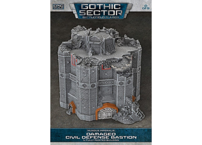 Gamers Guild AZ Gale Force Nine Mundus Imperialis - Civil Defense Bastion (Damaged x1) (Pre-Order) AGD