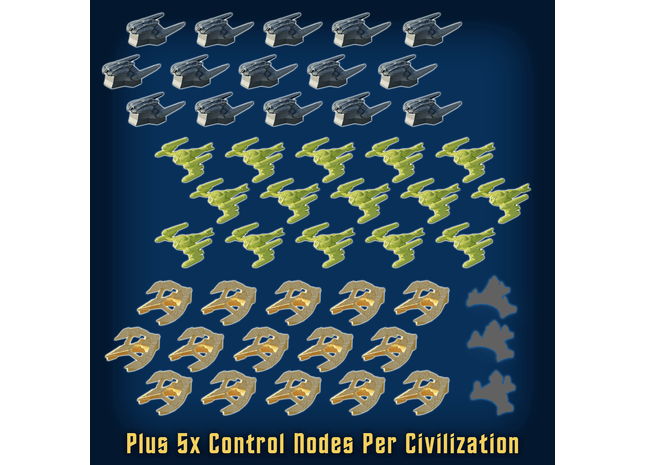 Gamers Guild AZ Gale Force Nine Star Trek Ascendancy: Terran / Tholian / Gorn Escalation Packs (Pre-Order) Battlefront Group