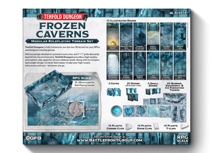Gamers Guild AZ Gale Force Nine Tenfold Dungeon: Frozen Cavern Battlefront Group