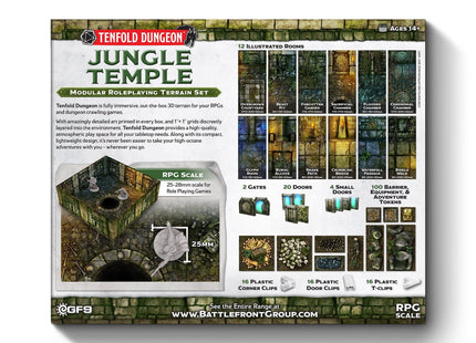 Gamers Guild AZ Gale Force Nine Tenfold Dungeon: Jungle Temple Battlefront Group