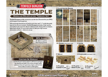 Gamers Guild AZ Gale Force Nine Tenfold Dungeon: Temple Battlefront Group