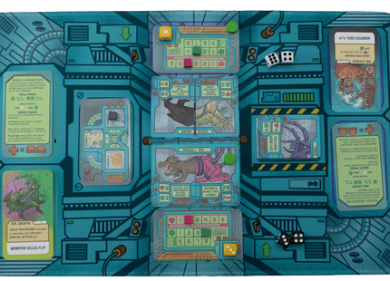 Gamers Guild AZ Galen's Games Dice Clash // Mint-Tin Monster Mash-Up Battle Playmat (Pre-Order) Quartermaster Direct