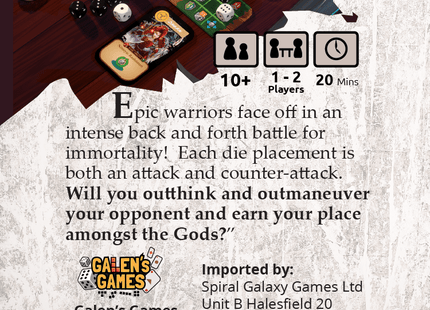 Gamers Guild AZ Galen's Games Dice Clash (Pre-Order) Quartermaster Direct