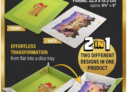 Gamers Guild AZ Gamegenic Clash of Clans: Premium Double-Sided Magnetic Dice Tray (Pre-Order) Asmodee