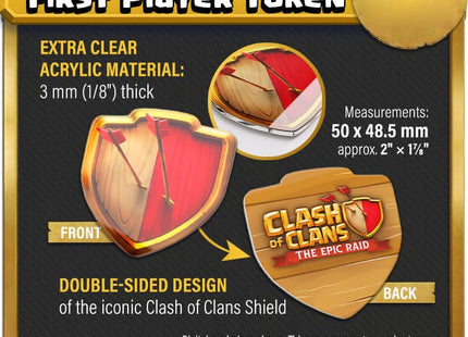 Gamers Guild AZ Gamegenic Clash of Clans: Premium First Player Token (Pre-Order) Asmodee