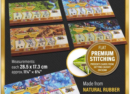 Gamers Guild AZ Gamegenic Clash of Clans: Premium Player Board Game Mats - Set of Four (Pre-Order) Asmodee
