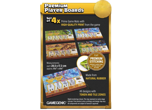 Gamers Guild AZ Gamegenic Clash of Clans: Premium Player Board Game Mats - Set of Four (Pre-Order) Asmodee