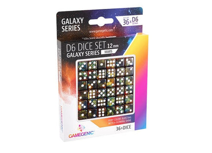 Gamers Guild AZ Gamegenic D6 Dice Set 12mm: Mars - Galaxy Series Asmodee
