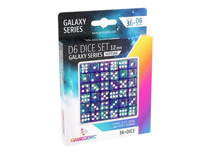 Gamers Guild AZ Gamegenic D6 Dice Set 12mm: Neptune - Galaxy Series Asmodee