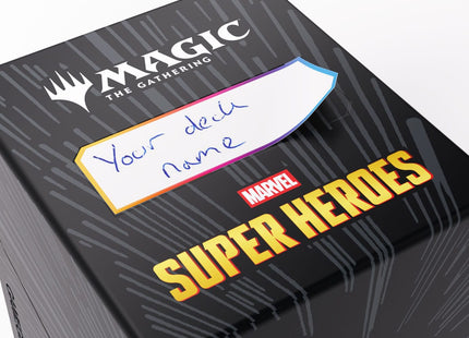 Gamers Guild AZ Gamegenic Gamegenic: Bastion 100+ XL - Magic the Gathering | Marvel Super Heroes - Comic Burst Black (Pre-Order) Asmodee