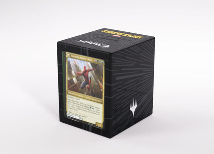 Gamers Guild AZ Gamegenic Gamegenic: Bastion 100+ XL - Magic the Gathering | Marvel Super Heroes - Comic Burst Black (Pre-Order) Asmodee