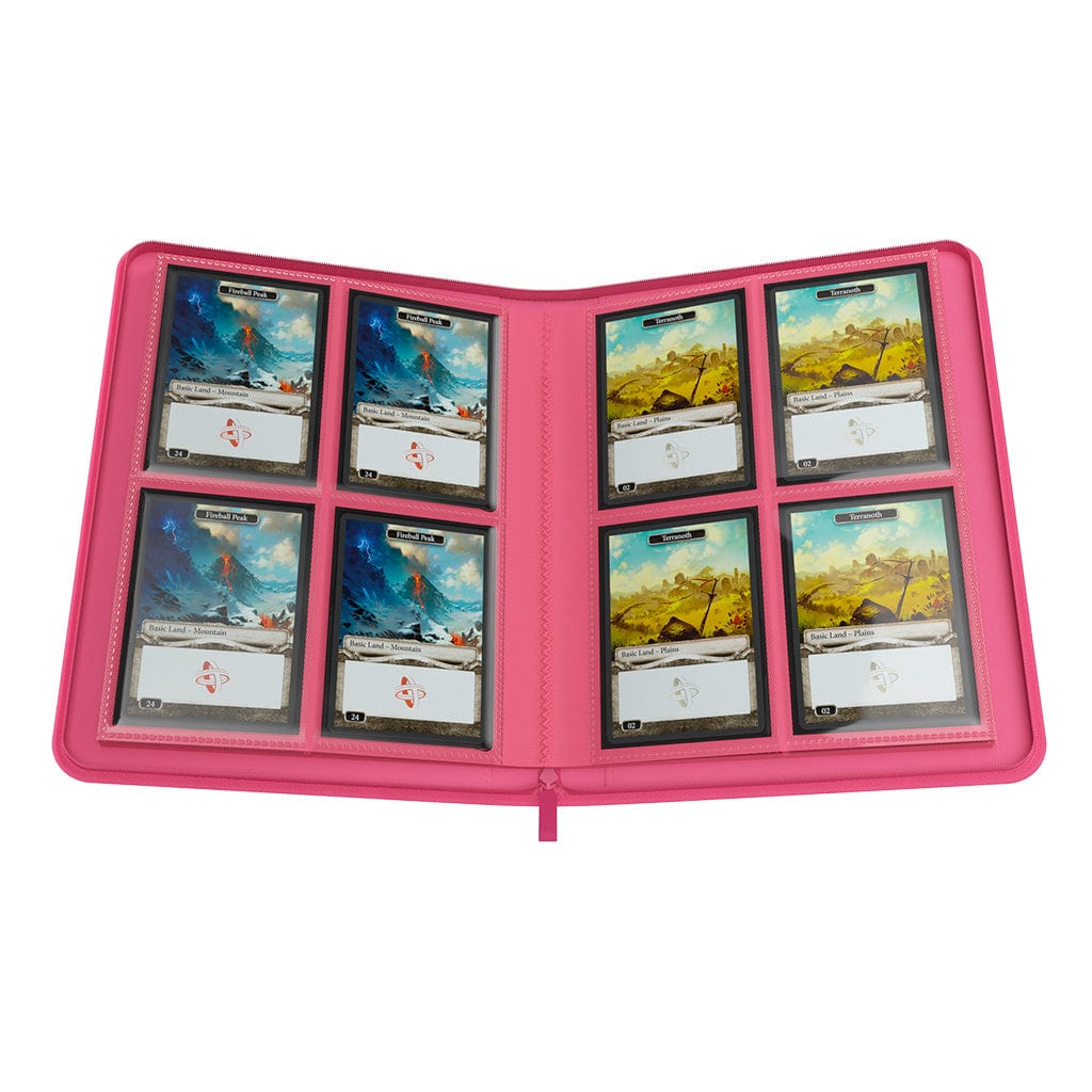 gamegenic card binder Amazon.com: Gamegenic Casual Album 8-Pocket Pink Color, Card Binder for 160 Standard or Japanese-Size Cards, Side-Loading Pages, Color-Matched Design & Elastic Strap Closure, Fits Double-Sleeved TCG Cards : Toys & Games