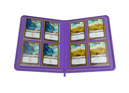 Gamers Guild AZ Gamegenic Gamegenic: Binders - Zip-Up Album 8-Pocket Purple (Pre-Order) Asmodee