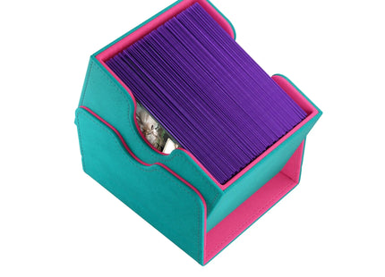 Gamers Guild AZ Gamegenic Gamegenic: Boxes - Sidekick 100+ XL Convertible - Pink/Teal (Pre-Order) Asmodee