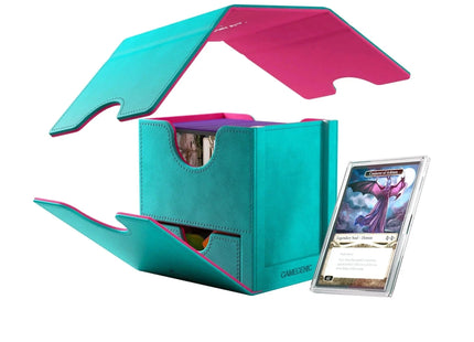 Gamers Guild AZ Gamegenic Gamegenic: Boxes - Sidekick Pro 100+ XL Convertible - Pink/Teal (Pre-Order) Asmodee