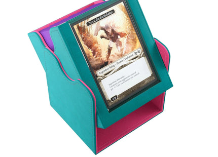 Gamers Guild AZ Gamegenic Gamegenic: Boxes - Squire Plus 100+ XL Convertible - Pink/Teal (Pre-Order) Asmodee