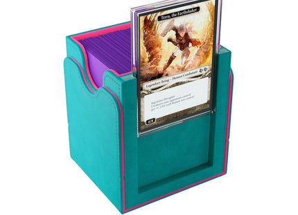 Gamers Guild AZ Gamegenic Gamegenic: Boxes - Squire Plus 100+ XL Convertible - Pink/Teal (Pre-Order) Asmodee