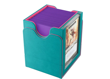 Gamers Guild AZ Gamegenic Gamegenic: Boxes - Squire Plus 100+ XL Convertible - Pink/Teal (Pre-Order) Asmodee