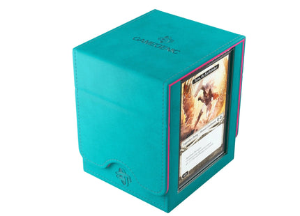 Gamers Guild AZ Gamegenic Gamegenic: Boxes - Squire Plus 100+ XL Convertible - Pink/Teal (Pre-Order) Asmodee