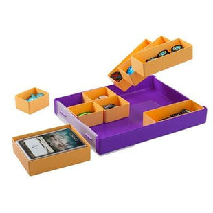Gamers Guild AZ Gamegenic Gamegenic: Boxes - Token Silo Convertible Purple/Orange Asmodee