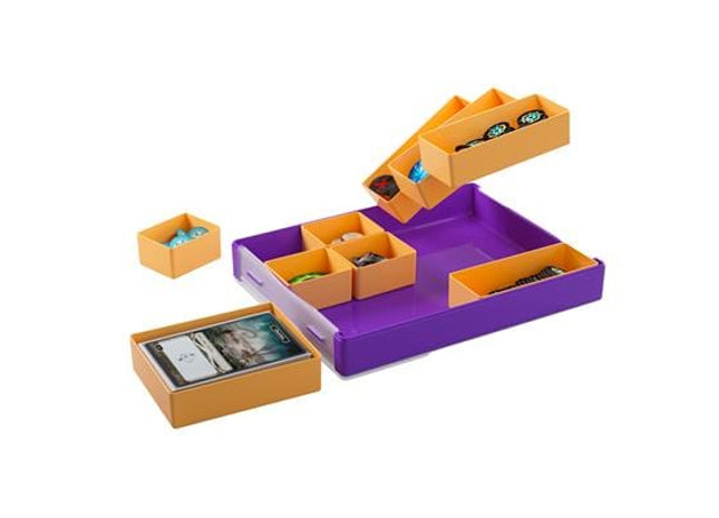 Gamers Guild AZ Gamegenic Gamegenic: Boxes - Token Silo Convertible Purple/Orange Asmodee