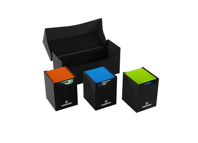 Gamers Guild AZ Gamegenic Gamegenic: Boxes - Triple Deck Holder 300+ XL Black (Pre-order) Asmodee
