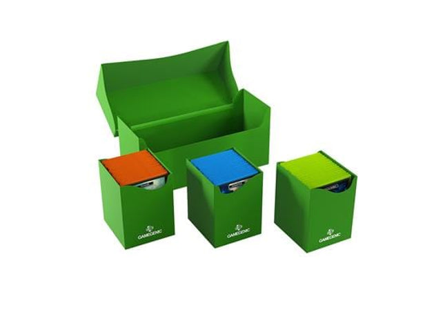 Gamers Guild AZ Gamegenic Gamegenic: Boxes - Triple Deck Holder 300+ XL Green (Pre-order) Asmodee