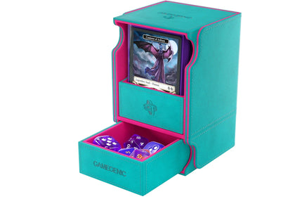Gamers Guild AZ Gamegenic Gamegenic: Boxes - Watchtower 100+ XL Convertible - Pink/Teal (Pre-Order) Asmodee
